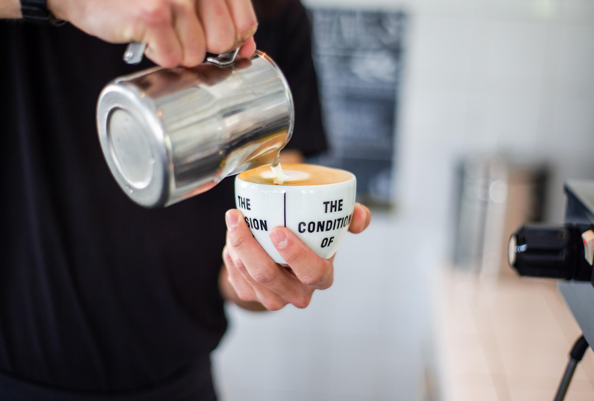 Cappuccino with nuts